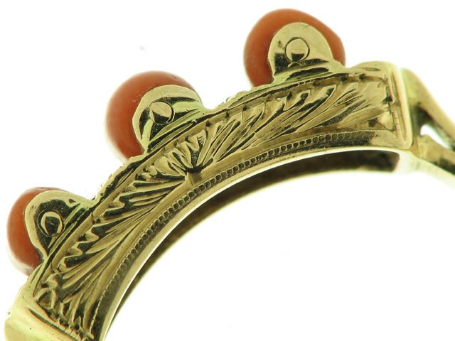 Anello con corallo Sciacca, prima veduta