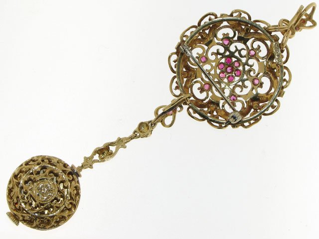 Orologio spilla, seconda veduta