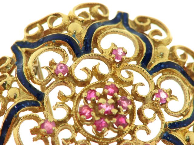 Orologio spilla, terza veduta